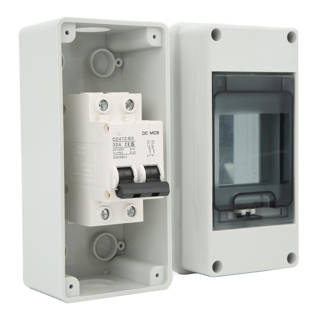 Întrerupător automat miniatural 2P DZ47Z 63 32A Impermeabil 4000A Capacitate de rupere Întrerupător automat de curent continuu 1000V