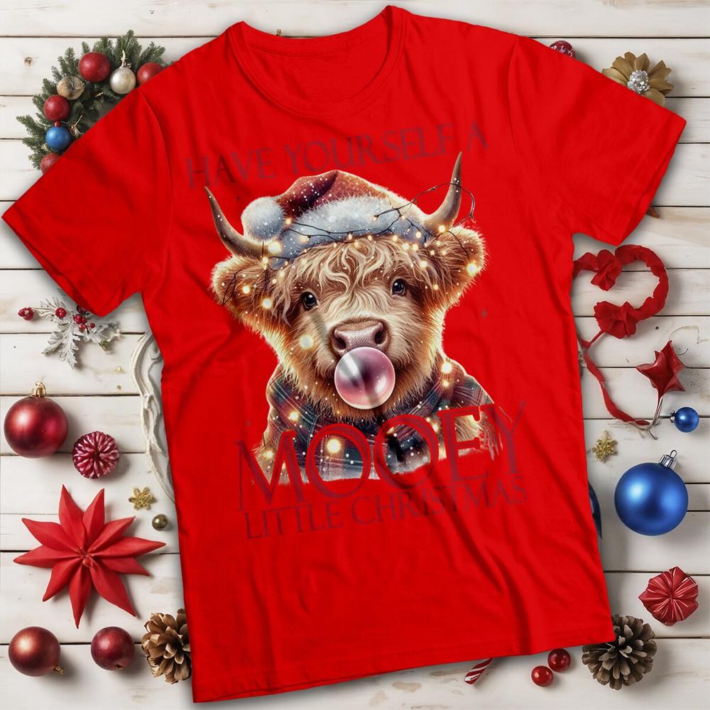 Funny Ugly Unisexs And Unisexs Highland Cow Christmas Tshirt Tee Mc S