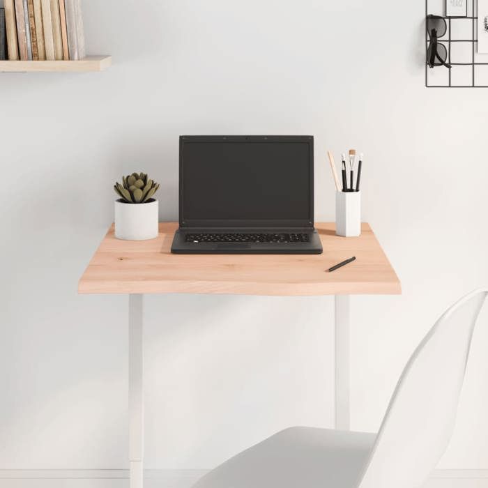 VidaXL Table Top 60x60x2 Cm Solid Untreated Oak Wood 3156287