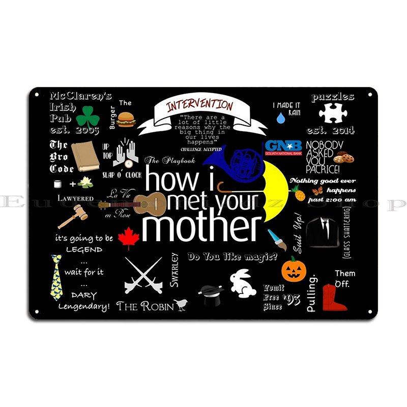 

How I Met Your Mother himym minimalist Umbrella Metal Plaque Poster Living Room Party Garage Wall Print Tin Sign Poster 20x30cm