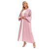 Open Cardigan Maxi Dress Abaya Muslim Women Kaftan Jilbab Arab Robe Party