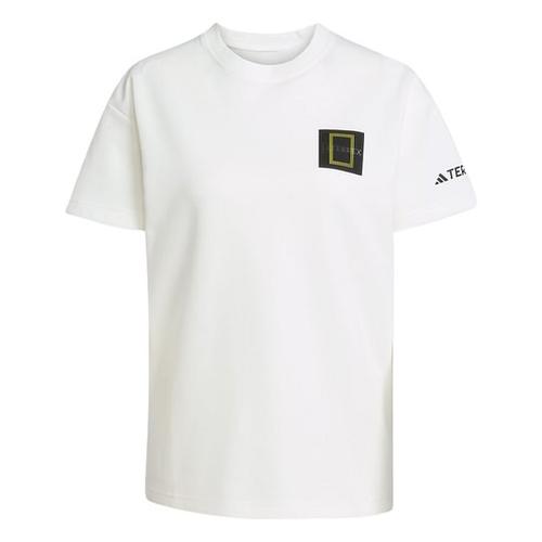 Adidas National Geographic Co branded Section T Shirt Unisex KC5417 M белый