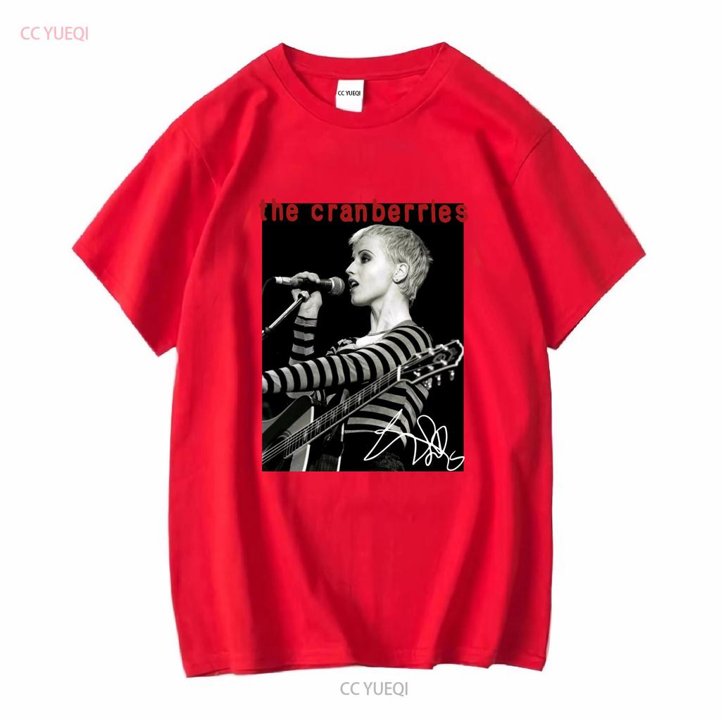 Gorąca Dolores O Riordan The Cranberries Bawełna Męska Wszystkie Rozmiary Koszulka 1N2837 z długim lub krótkim rękawem vintage Prana homme Oddychająca