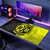 Borussia Dortmund Mouse Pad, Large Gaming Desk Mat, Non-slip XXL Mousepad for Laptop & Tablet, Mini PC Playmat with Stitched Edges