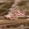 Dogs Cats Footprints Women Rings Simple Stylish Girls Finger-ring Birthday Gift Everyday Cute Accessories Fashion Jewelry