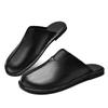 Fashion New Men Walking Shoes Slip-on Flats Light Breathable Loafers Soft Casual Half Drag Comfy Male Slippers Outdoor Man Muller Shoes
