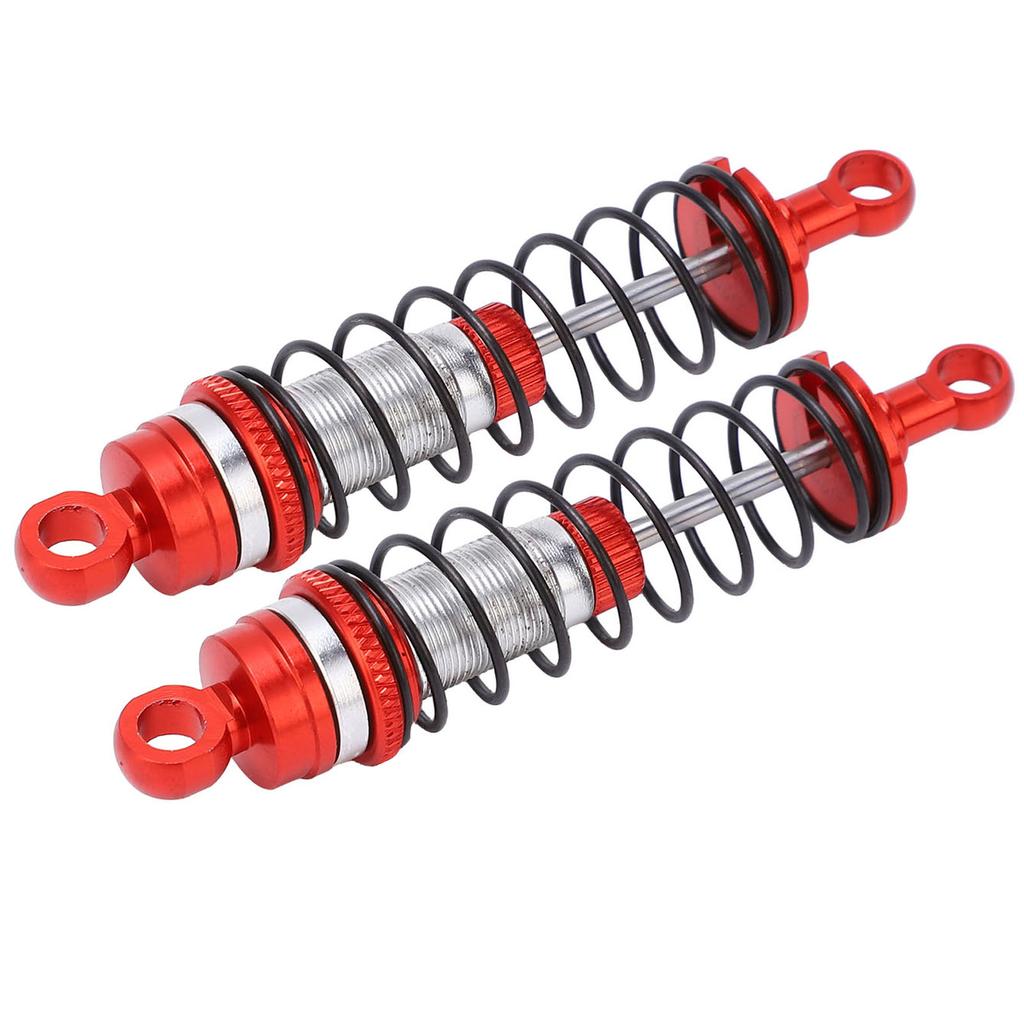 RC Front Rear Shock Absorbers Reducing Vibration Aluminum Alloy RC Parts for Latrax Teton 118 Red