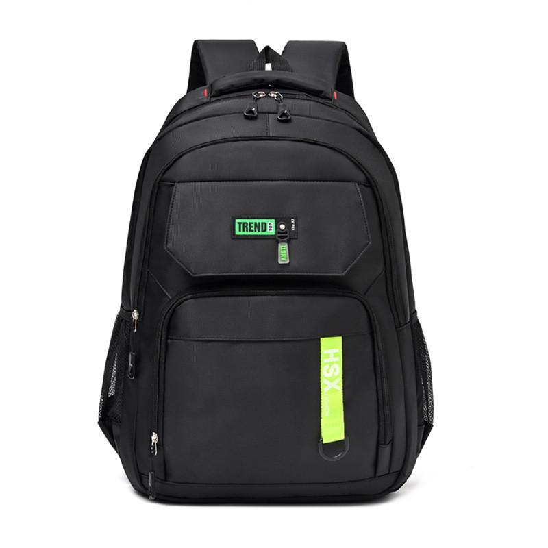 Oxford Cloth Large Capacity Backpack For Travel And School With Letter Printed For Men And Women
