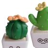 1Pcs Creative Simulation Cactus Plant Decor  Fleshy Car Computer Decoration Ornaments Decorative Crafts Home Accessories