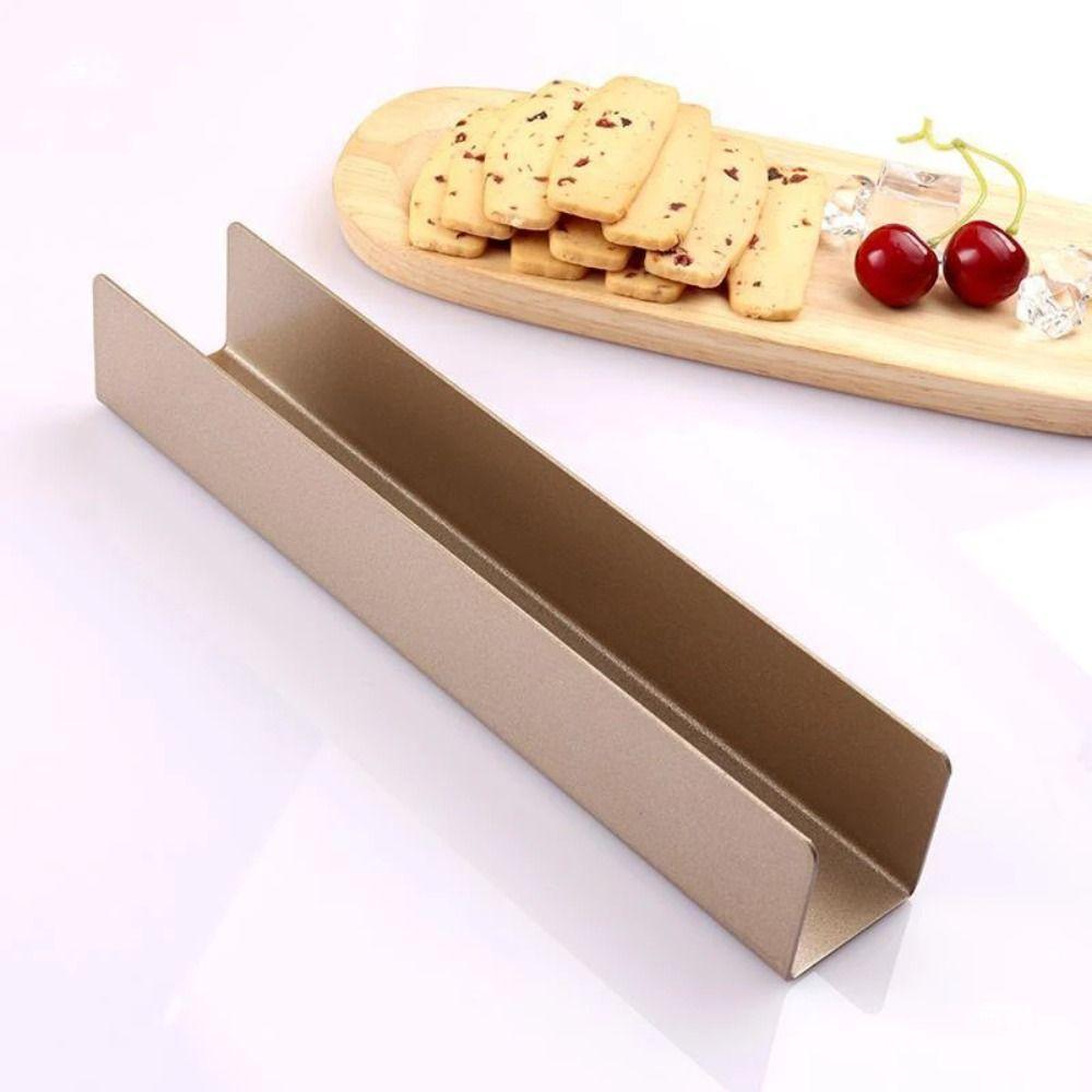 Carbon Steel Cranberry Mold Square Cookie Biscuit Mold Baking Tool U-shaped Cookie Mold  Dessert