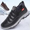 New Middle-aged and Elderly Men's Sports Cotton Shoes Plus Velvet Thick Waterproof Dad Shoes Cotton Shoes Men