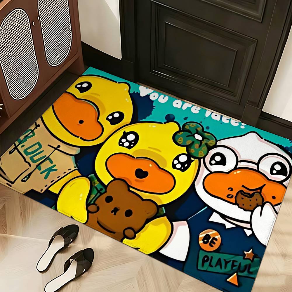 Brand B-B D-Duck Carpet Bathroom Anti-slip Mat Door Mat Home Decoration Mat Entrance Door Mat Scratch-resistant Door Mat