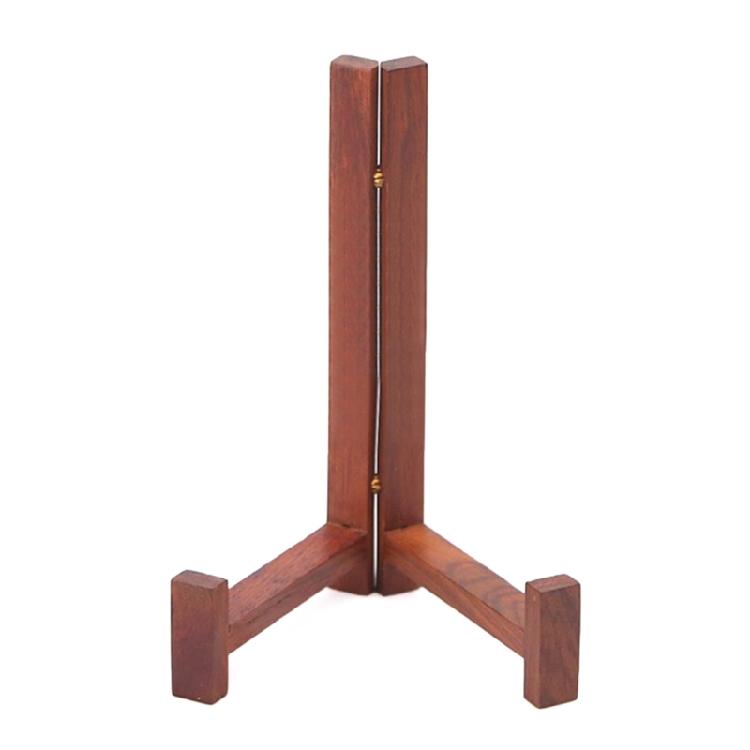 

Stylish Wood Plate Stand Desktop Bookshelves Pictures Frame Books Artwork Display Holder for Enhancing Home Decors