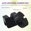 2 Types Jack Stand Pads Adapter 4 Ton Universal Rubber Slotted Frame Rail Pinch Welds Protector For Jack Stand (Black)