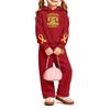 Girls' Fashion Print Hoodie and Sweatpants Set 2 Piece Casual Outfit for Everyday Wear