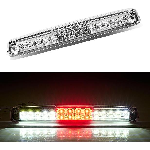 Third 3Rd Brake Light For 2007-2013 Chevy Silverado/GMC Sierra 1500 2500HD 3500HD, LED High Mount Stop Light, Rear Center Cab Roof Tail Cargo Lamp