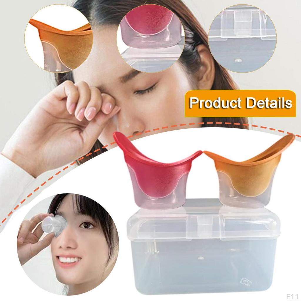 2 Pieces Eye Wash Cups Cleaning Portable Bath Keep Your Eyes Clean Measuring Cup Rinse