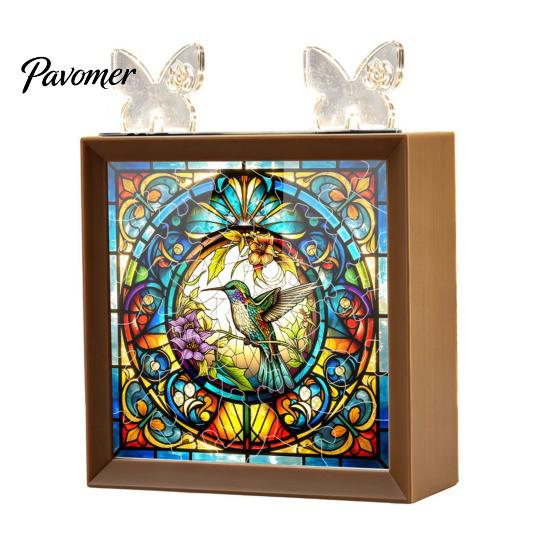 Romantic Warm Light Decor DIY Acrylic Puzzles Night Light, Hand-Assembled Jigsaw Lamp with Butterfly Decor, Atmosphere for Room Creative Handmade LED