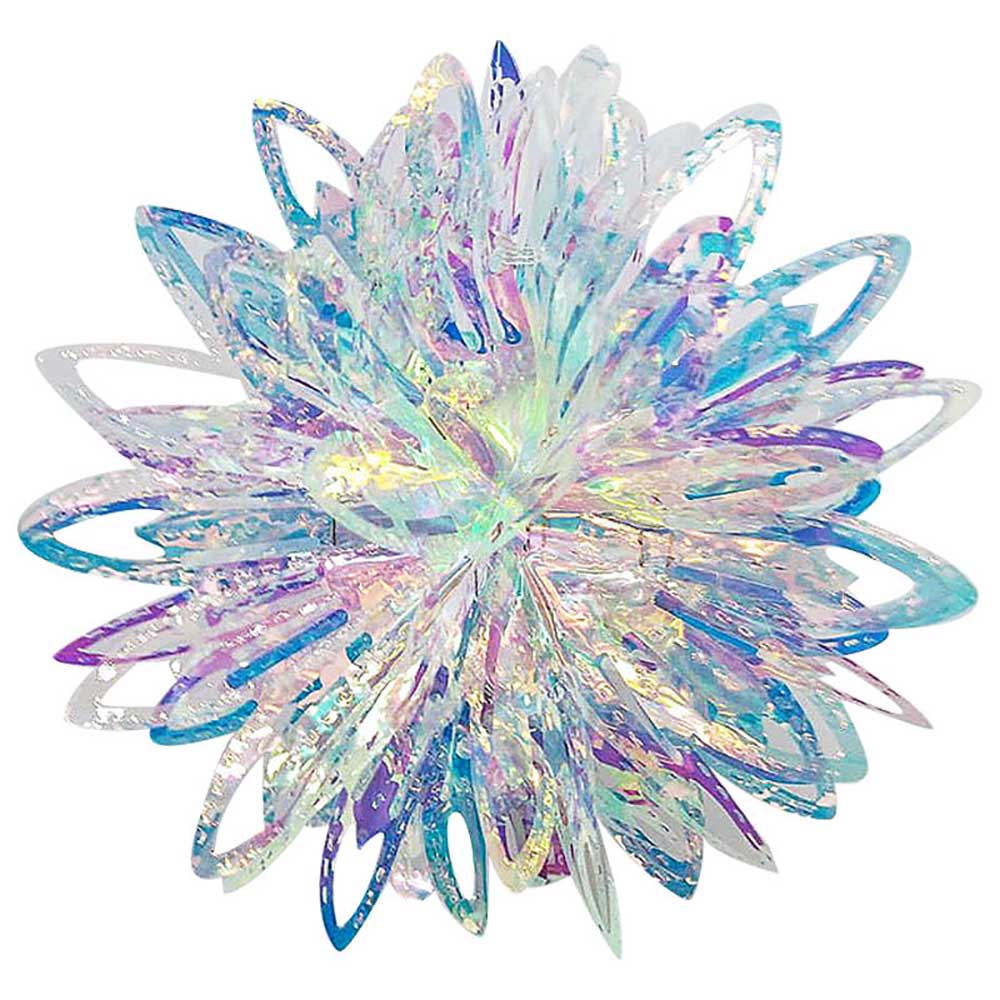 8-calowa opalizująca folia kwiatowa z błyszczącą kolorową cienką folią w kształcie plastra miodu na wesele, przyjęcie urodzinowe, witrynę sklepową, dom, wiszące ozdoby, wystrój