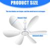 Foldable Mini USB Ceiling Fan with Remote Quiet Operation For Camping Travel Office Dormitory