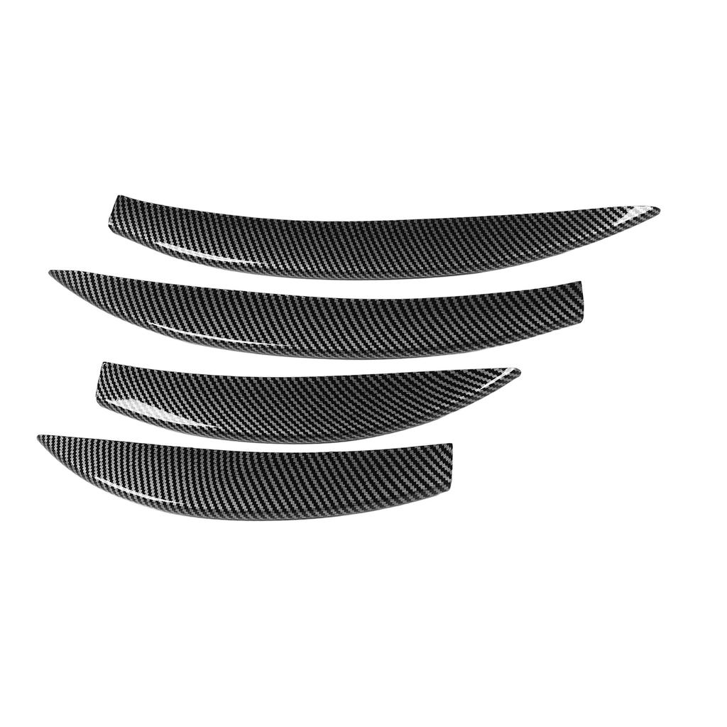 1 Pair Front Bumper Splitter Grille Trim Stylish Look Spoiler Diffuser Grille Trim Strip Replacement for   E‑Class W214  ‑Line 2024 and Later