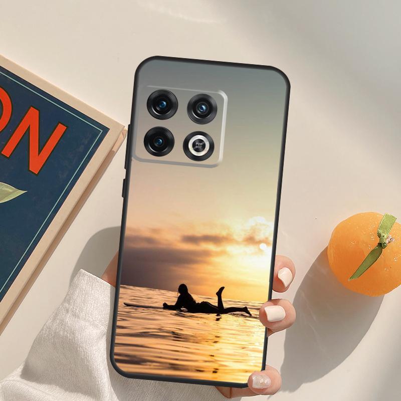 HAWAII BEACH SURF GIRL SURFING ART Case For OnePlus 12R 13R 13T 10R 15 13 12 11 10T 8T Nord CE 4 3 2 Lite N20 N30 Nord 5 Cover