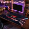 F1 Customized Name Text Mouse Pad, Large Desk Mouse Mat Personalized Home Office Present