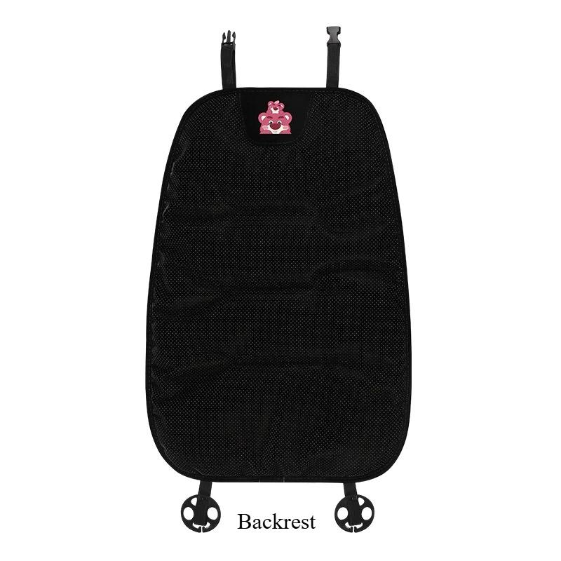 Summer Strawberry Bear Cute Cool Cartoon Car Seat Cushion Universal Comfortable Breathable Seat Cover for Vehicle