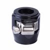 4Pcs AN10 Car Hose Finisher Clamp Hose End Cover Fitting Adapter Connector Black