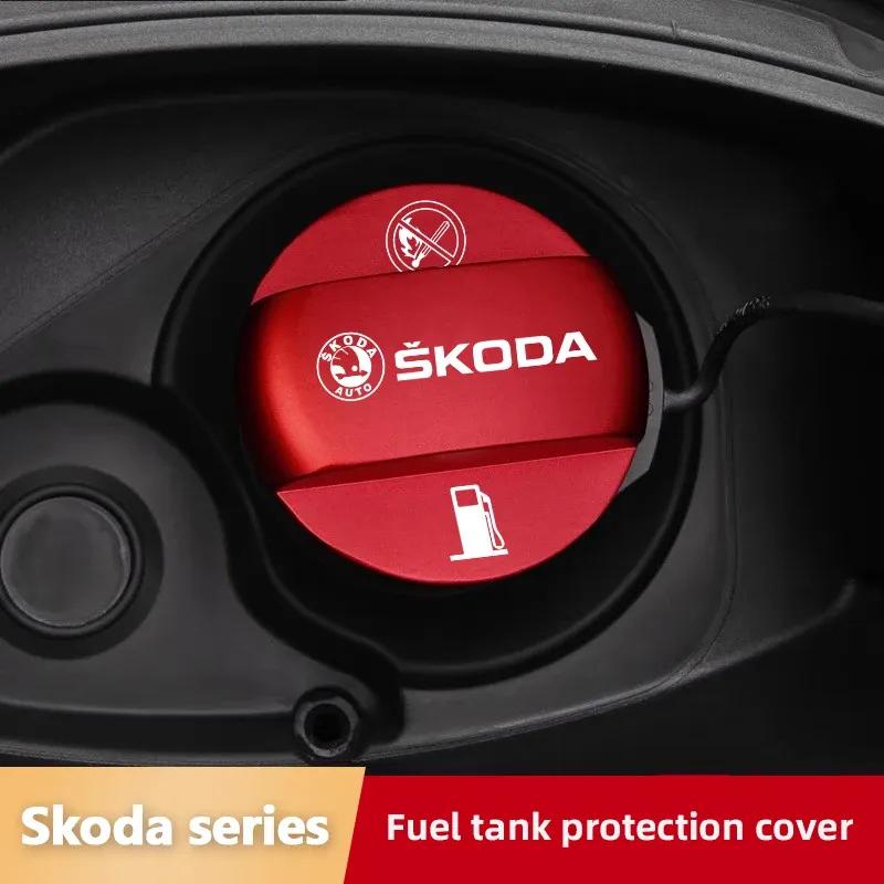 Copertura Protettiva Tappo Serbatoio Carburante Accessori Per Skoda Octavia Superb Rapid Kodiaq Karoq Fabia Kamiq Enyaq Yeti Scala VRS blu