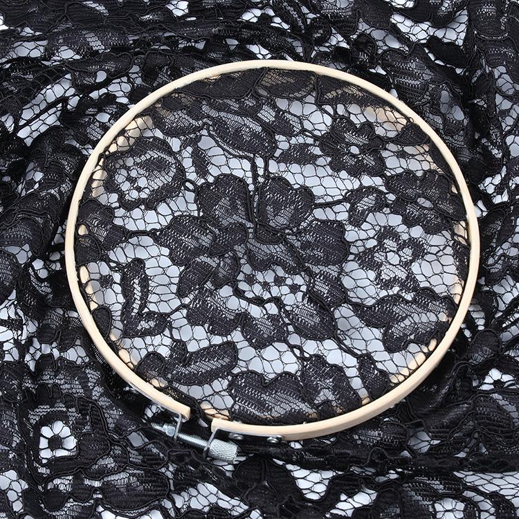 Nylon Knitted Lace Fabric for Wedding Dresses or Curtains