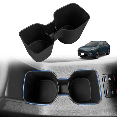 CARTIST Toyota Corolla Cross Drink Holder for Center Console Cup Holder Storage TPE Small Item Interior Easy Installation (2025-Present) - Case,