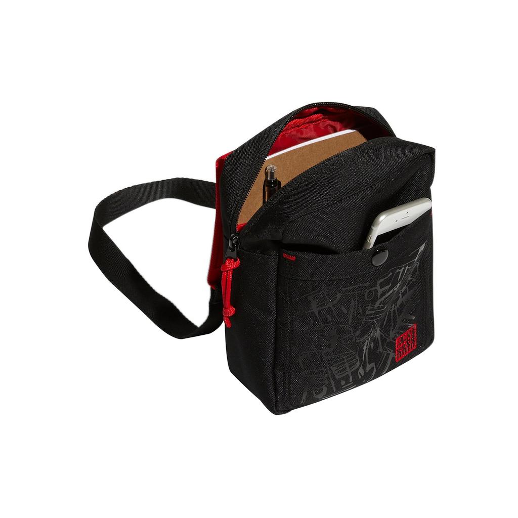 New Adidas Recycled Polyester Crossbody Bag, Shoulder Bag Regular Unisex Black II0632