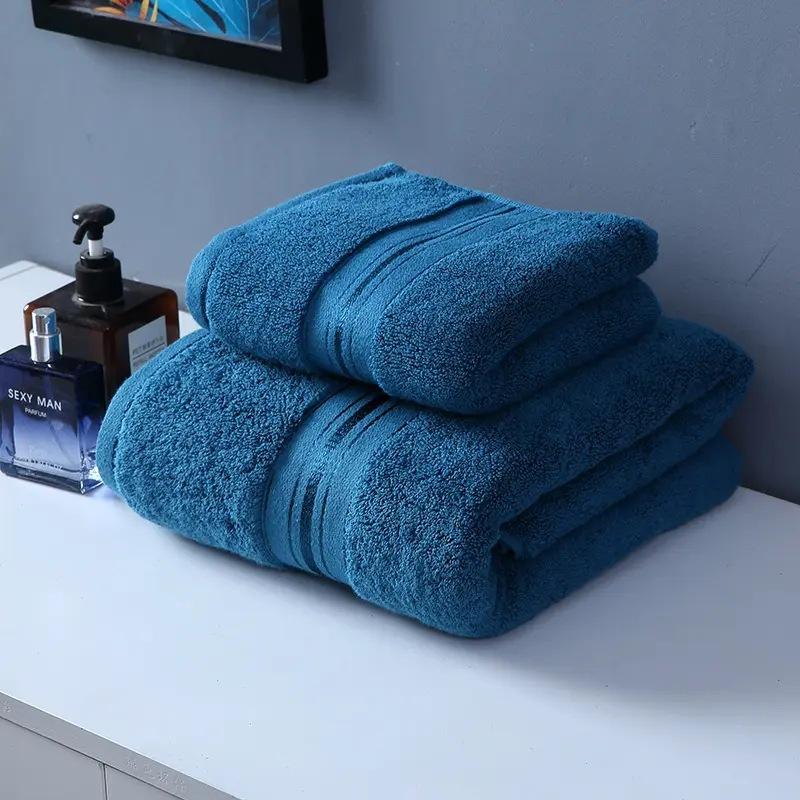 Pure Cotton 32-strand Gold Silk Towel Set Business Towel Embroidery Thickened Face Towel