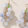 Summer Countryside Style Grape Pendant Earrings For Women Personalized Daily Accessory Party Jewelry Anniversary Birthday Gifts