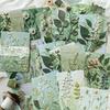 23PCS Multicolor Vintage Reliefs Paper Floral Relief DIY Texture Paper Paper Accessories Scrapbooking Decorative Paper Ita Bag