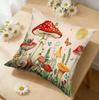 1Pc Mushroom Forest Cushion Cover Multicolor Fairy Tale Print Sofa Bed Home Living Room Decor Soft Breathable x-2