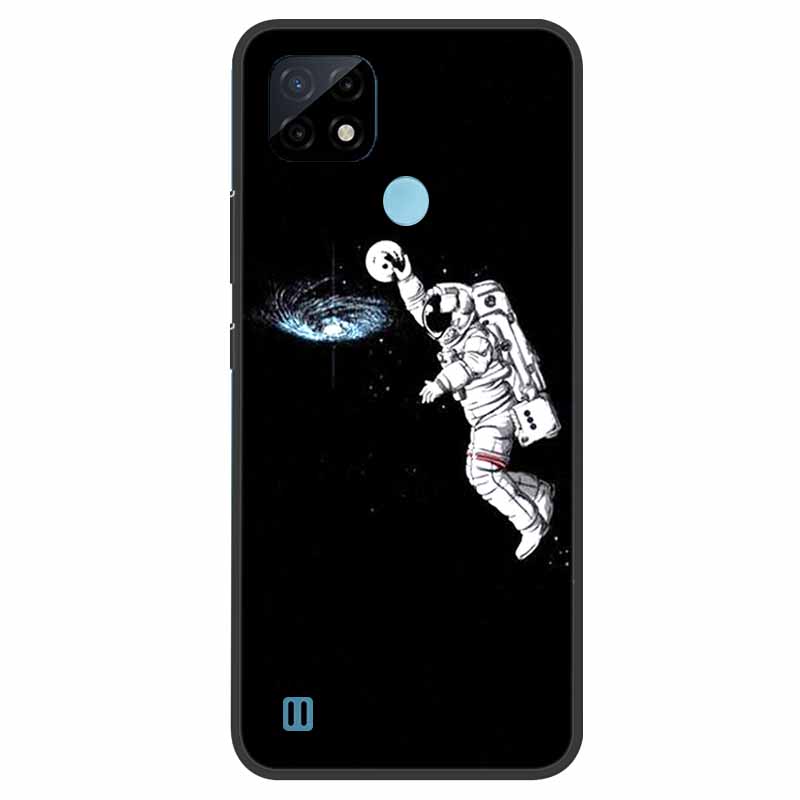 Pro Realme C21 Pouzdro Nárazuvzdorné Měkký silikon TPU Zadní kryt Pro Realme C31 C21Y C25S C25 Pouzdra na telefony Realme C21 C31 Roztomilý kreslený