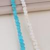 Peach Heart Synthetic Turquoise Beaded Flat Disc Jewelry Accessory