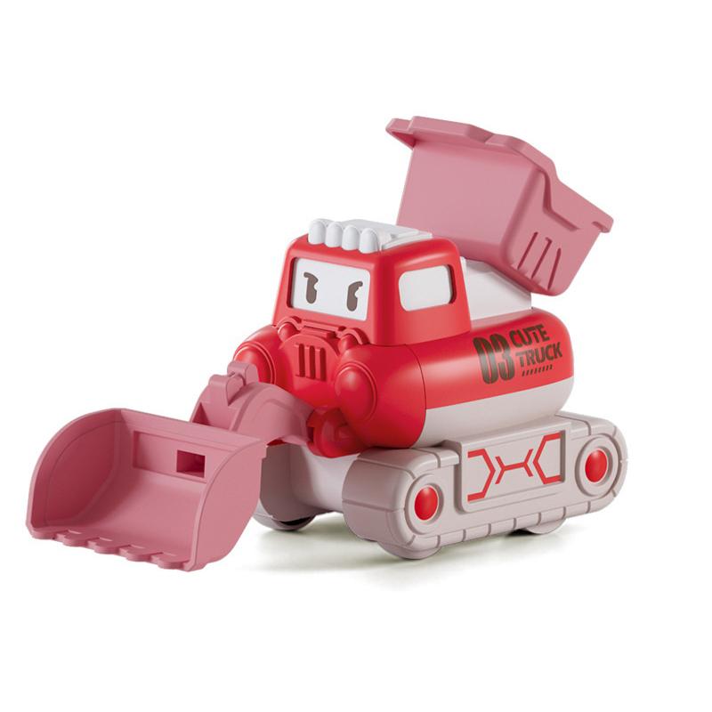 Mini Excavators Fun Construction Car Toys Educational Children Cognitive Interactive Puzzle Toys Creative Excavator Toys