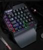 Bunte einhändige mechanische Mobile-Gaming-Tastatur