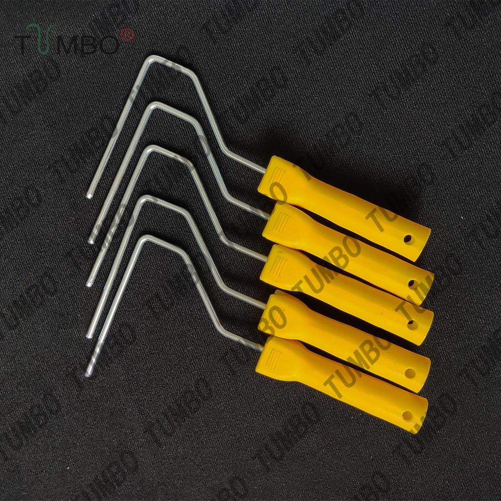 Sponge Roller Brush with Steel Handle - Sizes: 2, 4, 6, 9 Inches - Compact Roller Core Bracket