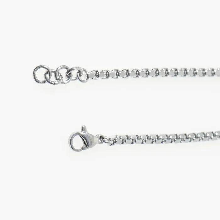 Mini Cube Chain 321 Chainring String 386 Bracelet Set (C2403-SE378_BK)