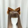 New Gothic Plush Fox Cat Ears Headband Artificial Cute Wolf Ear Hair Band Cosplay Hair Accessories Halloween Party Headwear