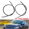 Pair 73853-9AN0A For Nissan Sentra 2013 2014 2015 2016 2017 2018 Car Roof Rubber Drip Side Finish Moulding Seal Strips Trim