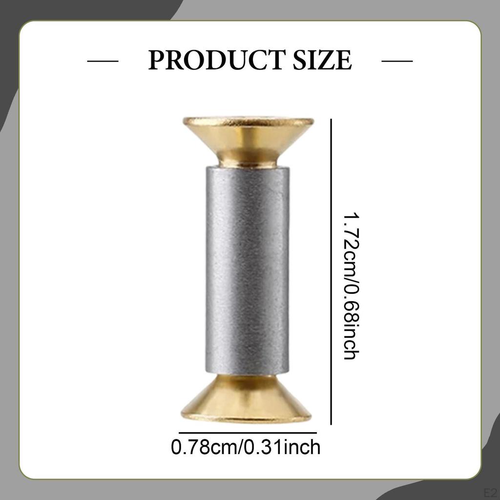 10Pcs Flat Head Screw Rivet Knife Making Handle Bolts Screws Fasteners Rivets Knives