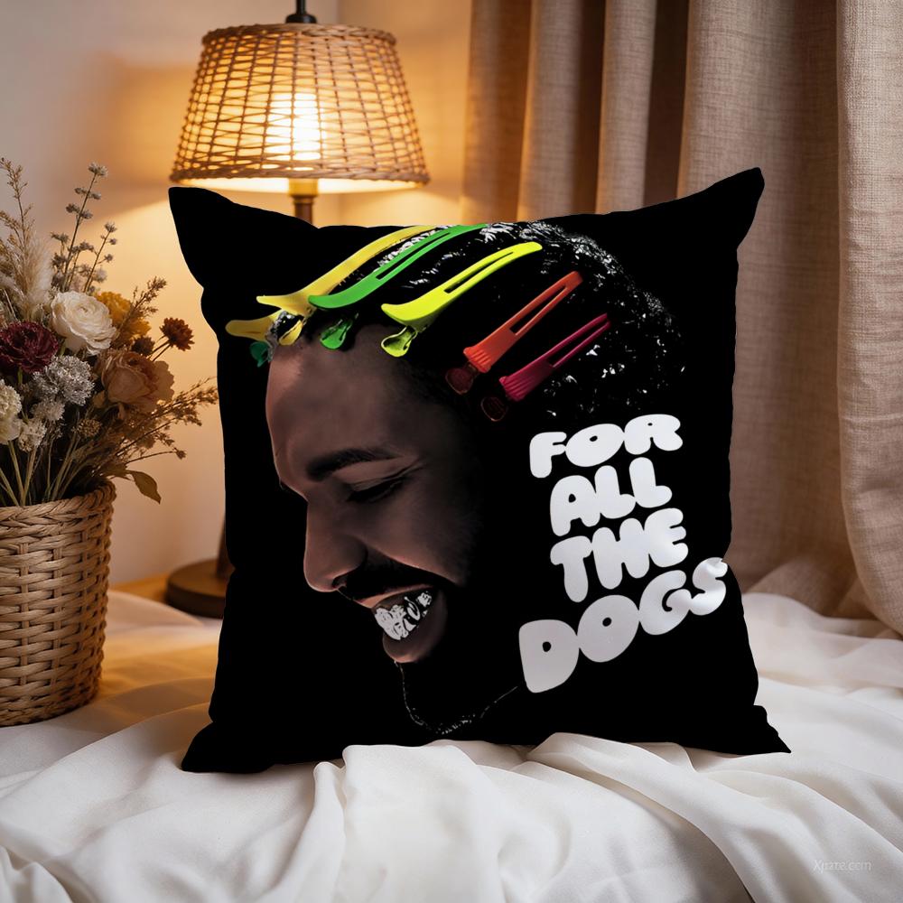 d-Drakes music singer hot Cushion Cover Premium Comfort Reversible Pillow Cove -Two in One Design for Any Room & Car Interior