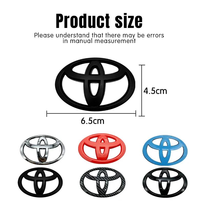 Bez demontáže Logo volantu Znaky na auto Samolepky pro Toyota Corolla Camry RAV4 Yaris Vios Hilux Prius CHR Příslušenství
