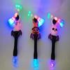 Accessories LED Spinning Windmill Halloween Glow Stick Rotating Light Toy Music Luminous Sticks