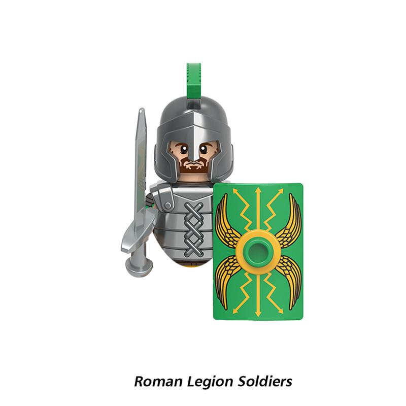 Mittelalterliches Drachenkönigreich Soldaten Held Ritter Bogenschütze Antike Militärfiguren Modellbausteine Kinderspielzeug Jungen Geschenke